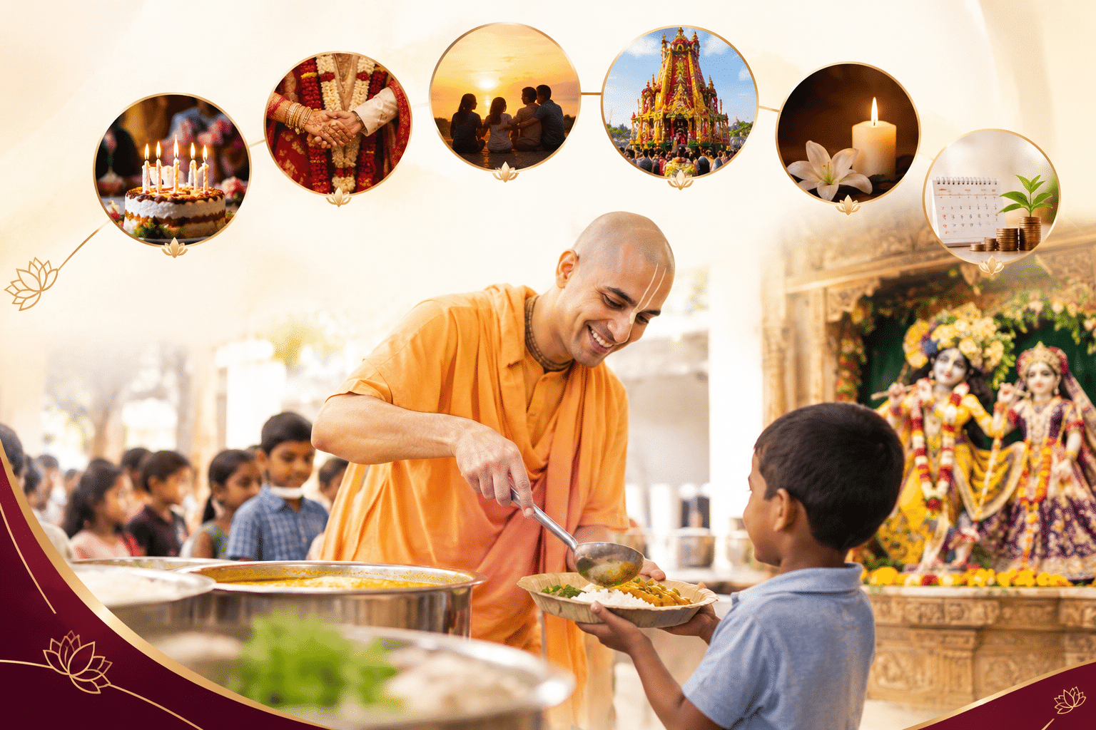 Annadaan Seva at ISKCON Indore