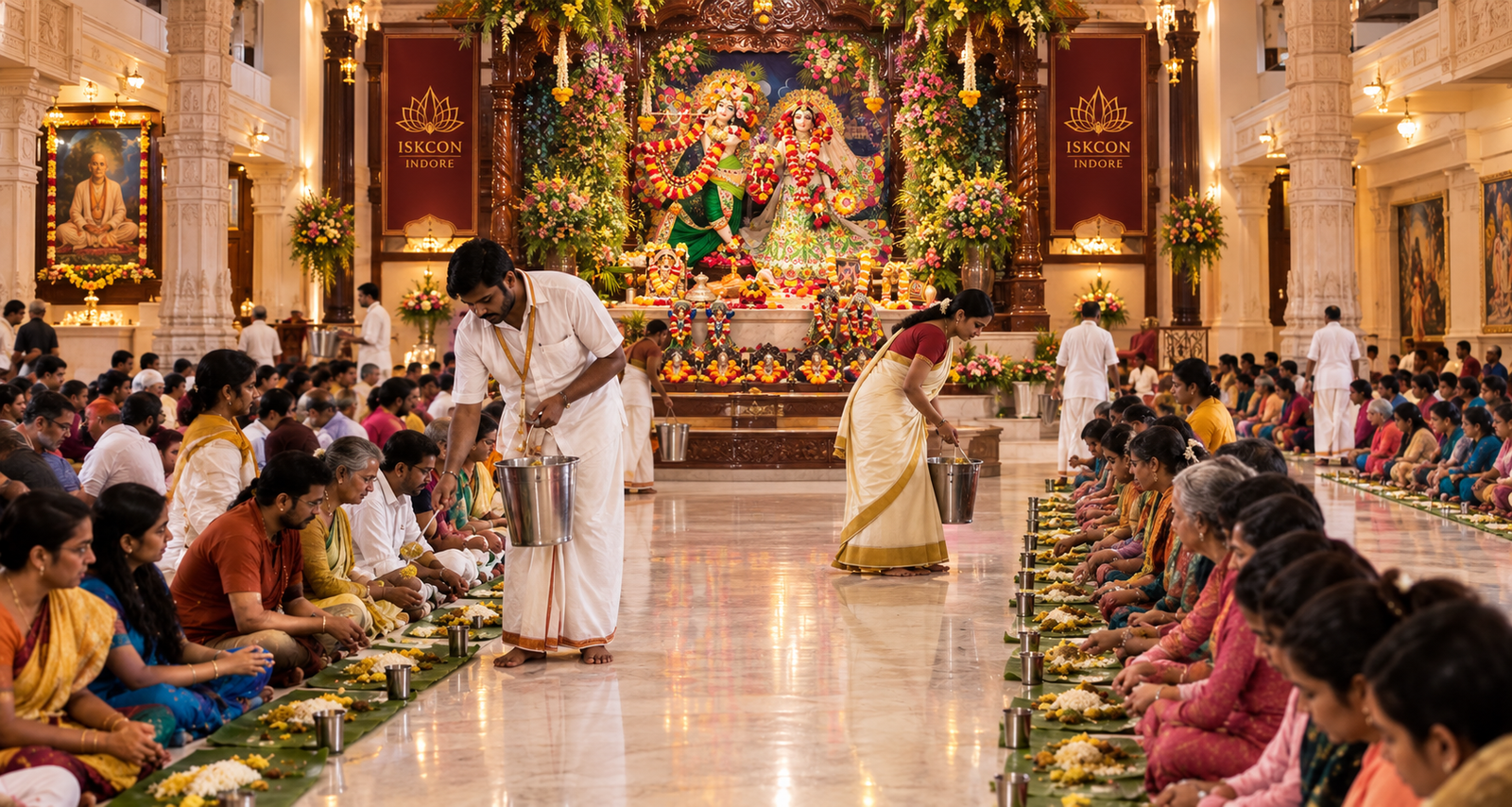 Annadaan Seva at ISKCON Indore
